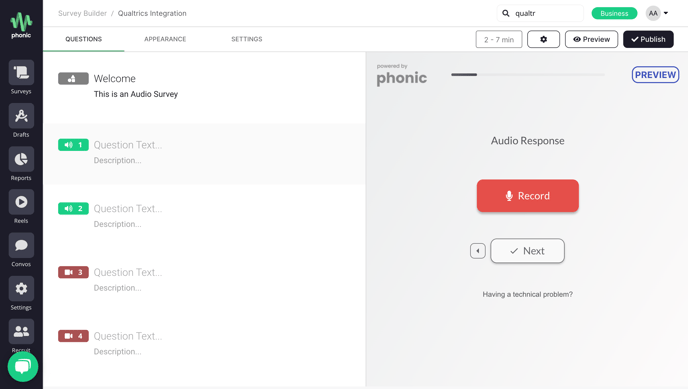 How Do I Create a Survey in Phonic?